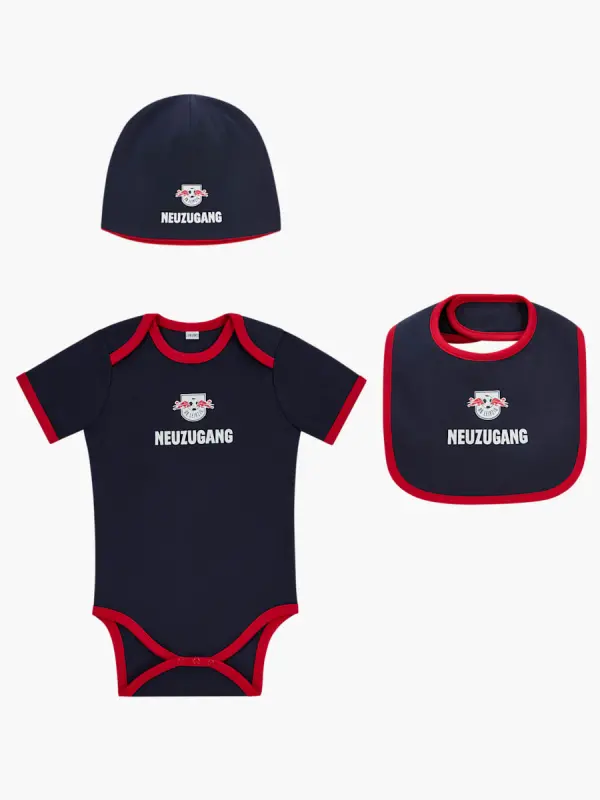 RB Leipzig FC Shop – RBL Neuzugang Baby Set Kollektion für wahre Fans