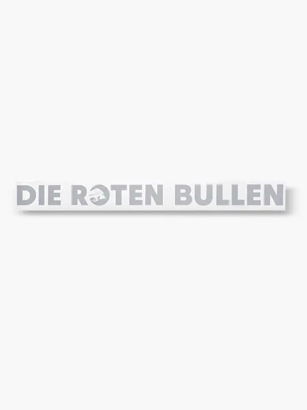 RB Leipzig FC Shop – RBL Autoaufkleber „Die Roten Bullen“. Kollektion für wahre Fans