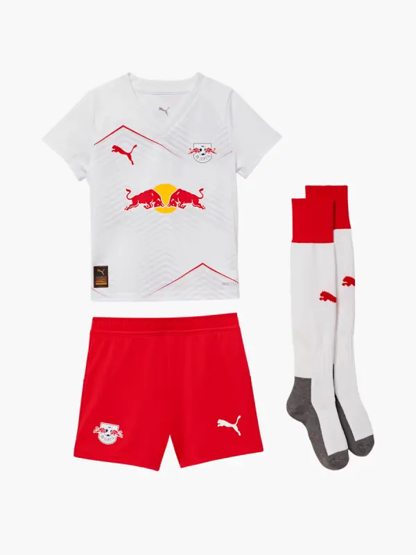 RB Leipzig FC Shop – RBL PUMA Heimtrikot Minikit 25/26 mit individuellem Aufdruck Kollektion für wahre Fans