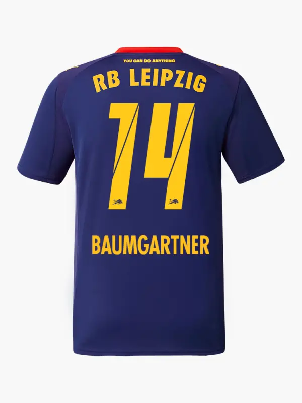 RB Leipzig FC Shop – RBL PUMA Herren Auswärtstrikot 25/26 – 14 – BAUMGARTNER Kollektion für wahre Fans
