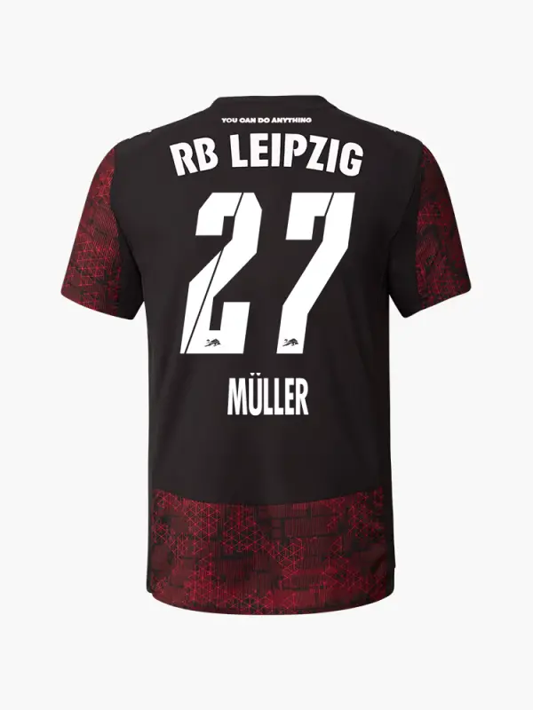 RB Leipzig FC Shop – RBL PUMA Herren Auswärtstrikot Authentic 25/26 – 27 – MULLER Kollektion für wahre Fans