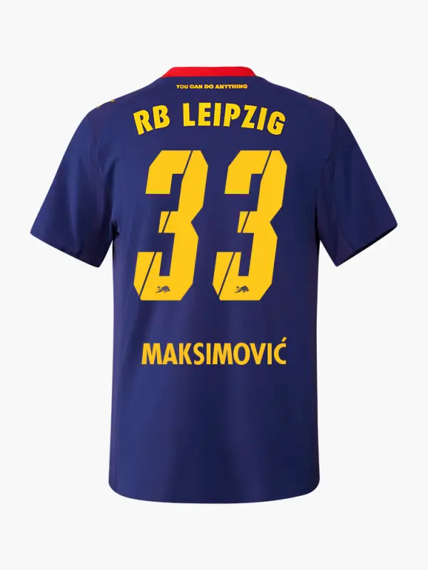 RB Leipzig FC Shop – RBL PUMA Herren Auswärtstrikot Authentic 25/26 – 33 – MAKSIMOVIC Kollektion für wahre Fans