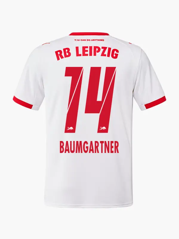 RB Leipzig FC Shop – RBL PUMA Herren Heimtrikot 25/26 – 14 – BAUMGARTNER Kollektion für wahre Fans