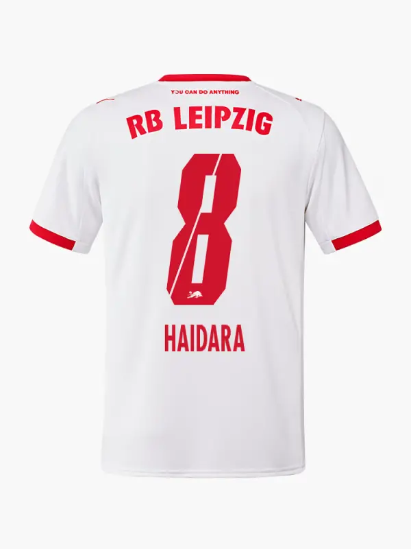 RB Leipzig FC Shop – RBL PUMA Herren Heimtrikot 25/26 – 8 – HAIDARA Kollektion für wahre Fans