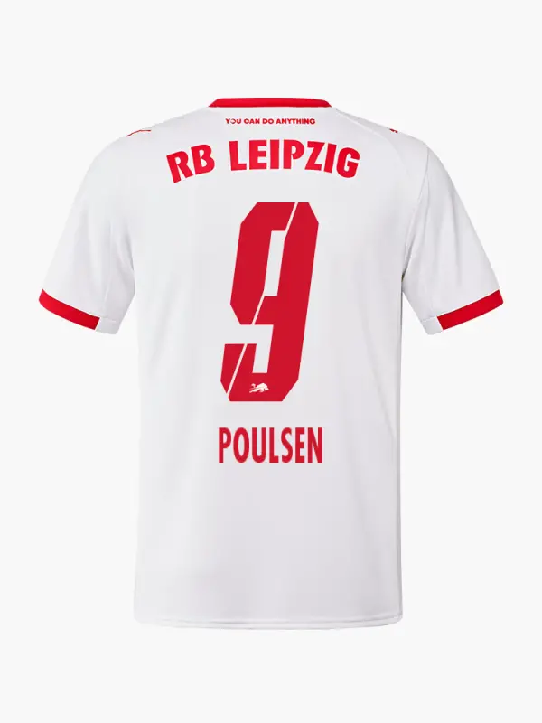 RB Leipzig FC Shop – RBL PUMA Herren Heimtrikot 25/26 – 9 – POULSEN Kollektion für wahre Fans