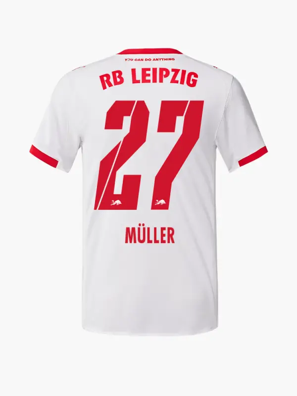RB Leipzig FC Shop – RBL PUMA Herren Heimtrikot Authentic 25/26 – 27 – MULLER Kollektion für wahre Fans