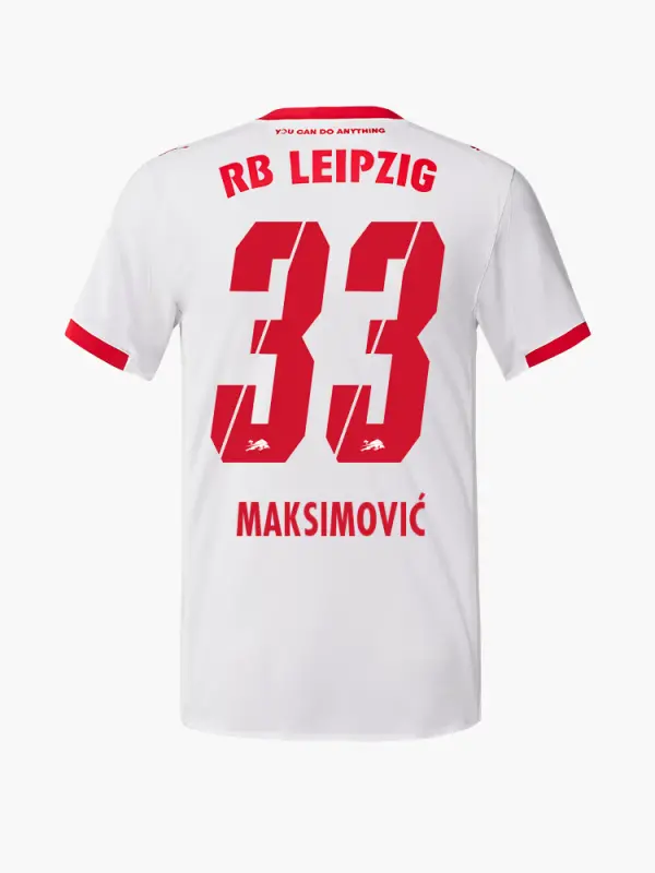 RB Leipzig FC Shop – RBL PUMA Herren Heimtrikot Authentic 25/26 – 33 – MAKSIMOVIC Kollektion für wahre Fans