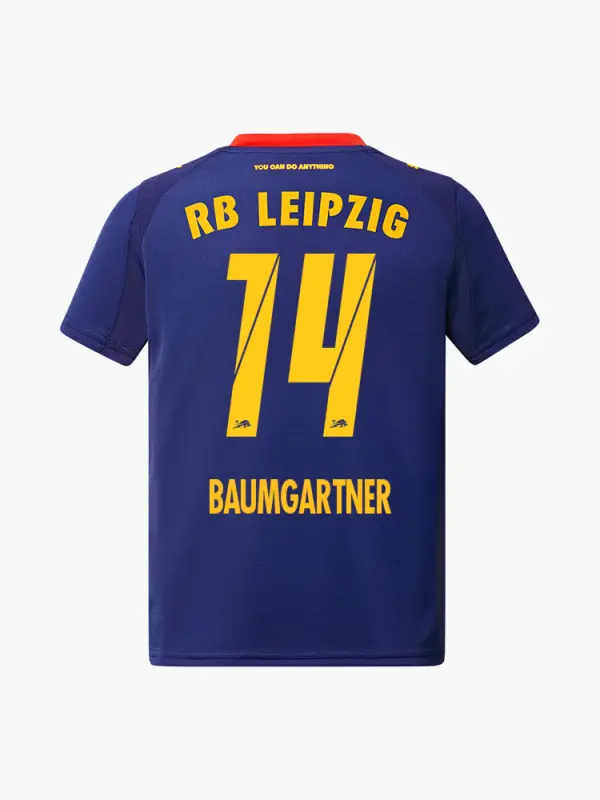 RB Leipzig FC Shop – RBL PUMA Jugend-Auswärtstrikot 25/26 – 14 – BAUMGARTNER Kollektion für wahre Fans
