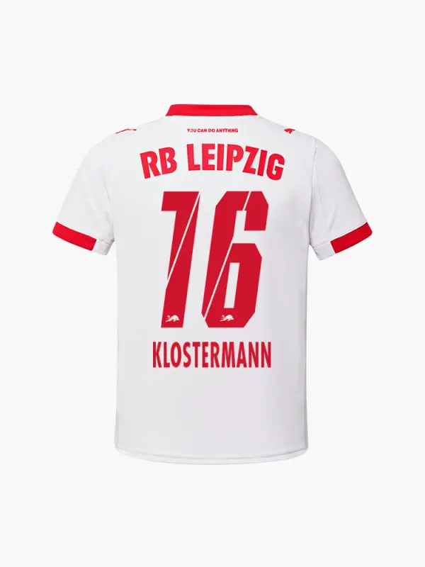 RB Leipzig FC Shop – RBL PUMA Jugend-Heimtrikot 25/26 – 16 – KLOSTERMANN Kollektion für wahre Fans