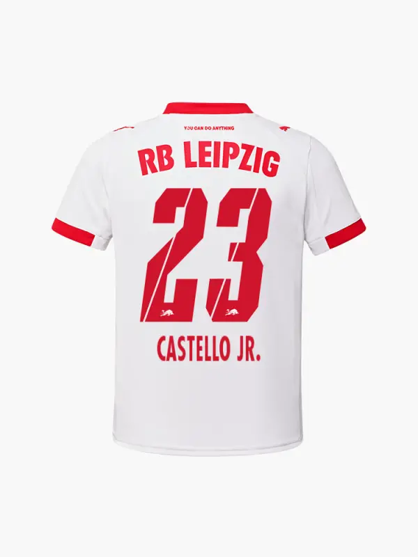 RB Leipzig FC Shop – RBL PUMA Jugend-Heimtrikot 25/26 – 23 – CASTELLO JR Kollektion für wahre Fans
