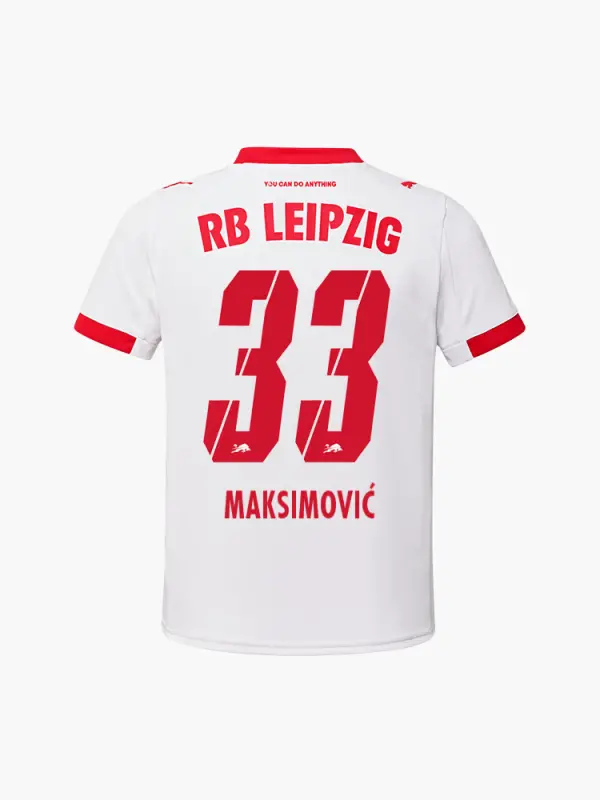 RB Leipzig FC Shop – RBL PUMA Jugend-Heimtrikot 25/26 – 33 – MAKSIMOVIC Kollektion für wahre Fans