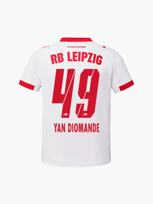 RB Leipzig FC Shop – RBL PUMA Jugend-Heimtrikot 25/26 – 49 – YAN DIOMANDE Kollektion für wahre Fans