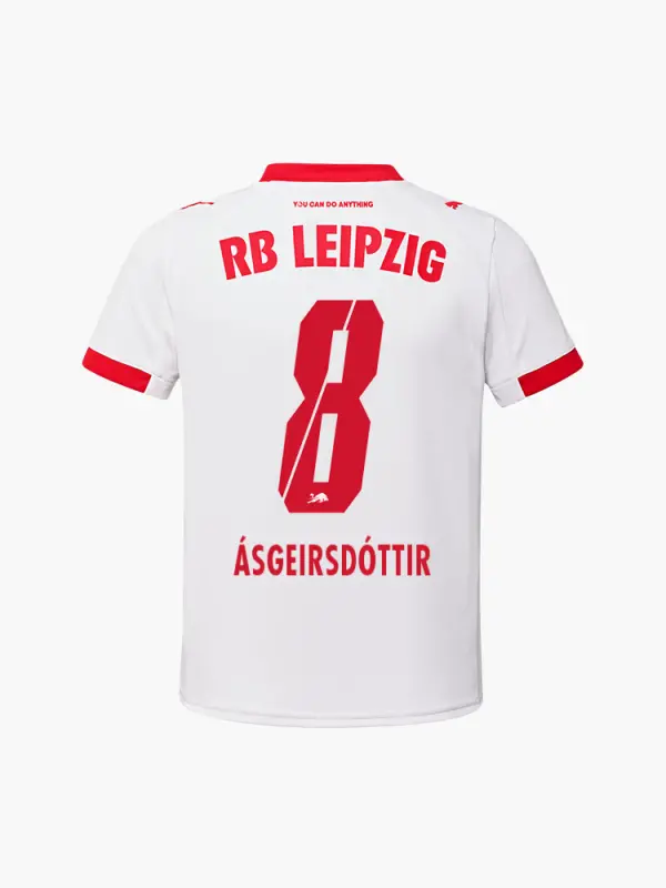 RB Leipzig FC Shop – RBL PUMA Jugend-Heimtrikot 25/26 – 8 – ASGEIRSDOTTIR Kollektion für wahre Fans