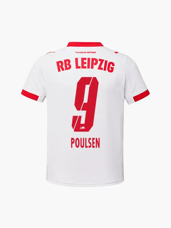 RB Leipzig FC Shop – RBL PUMA Jugend-Heimtrikot 25/26 – 9 – POULSEN Kollektion für wahre Fans